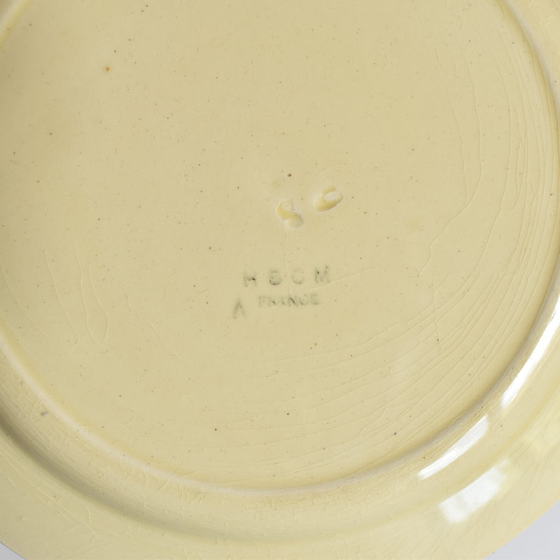 Vintage Dessert Plate, Creil et Montereau, HBCM D