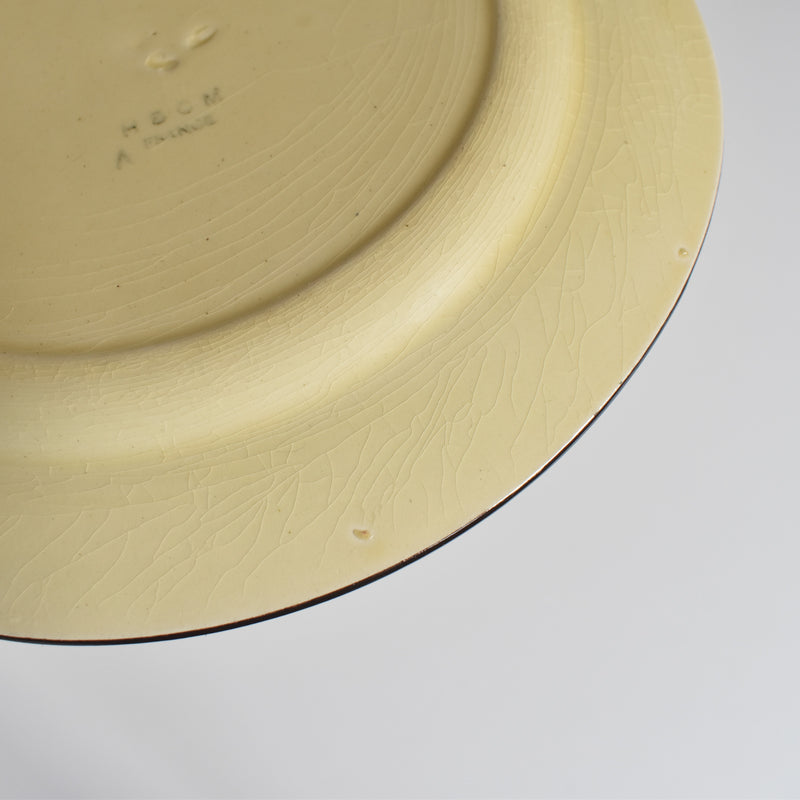 Vintage Dessert Plate, Creil et Montereau, HBCM D