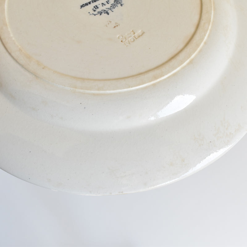 Antique Plate Jules Vieillard Bordeaux Guirlande D
