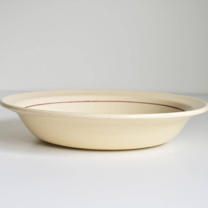 Antique deep platter Badonviller Francine