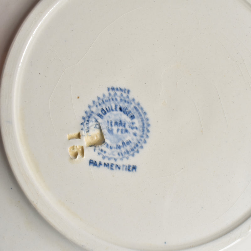 Antique Plate Choisy-le-Roi Parmentier C