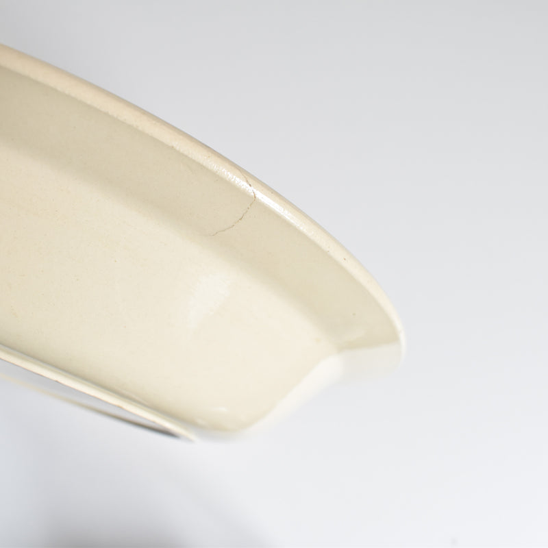 Antique deep platter Badonviller Francine