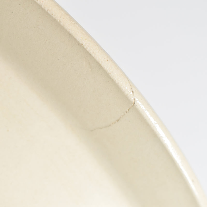 Antique deep platter Badonviller Francine