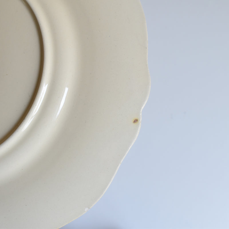 Vintage Plate Longchamp Flower Rim E