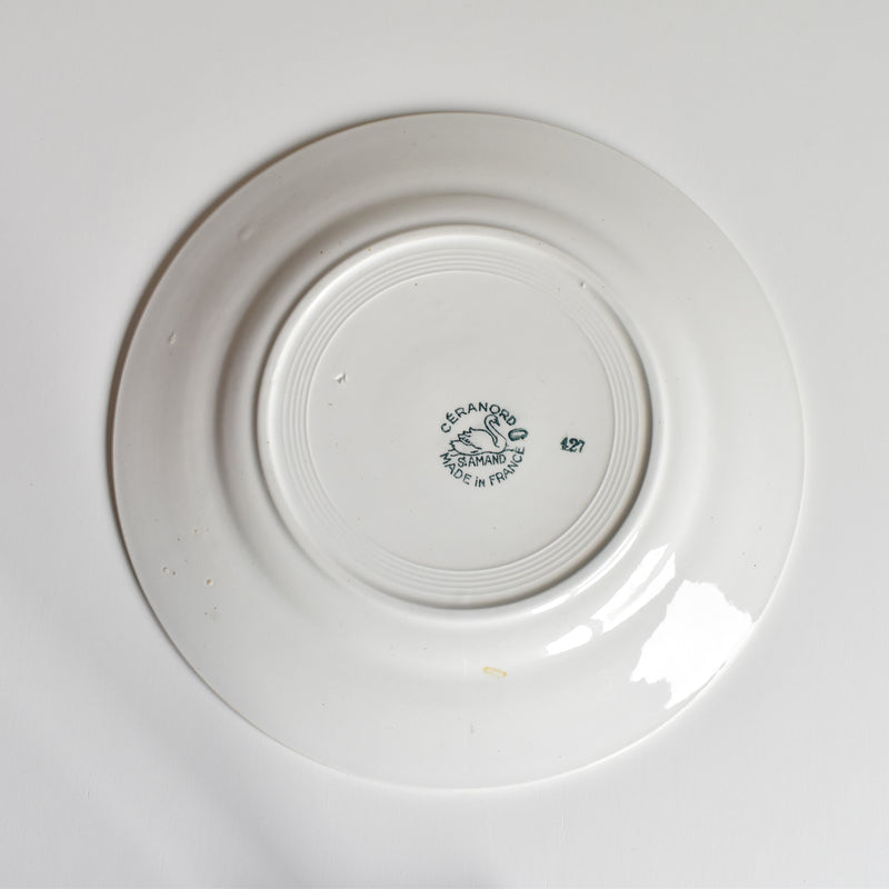 Vintage Plate Saint-Amand CERANORD 427 C