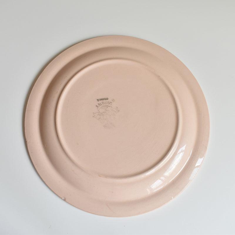 Antique Plate Longwy Betty (Sale Item)