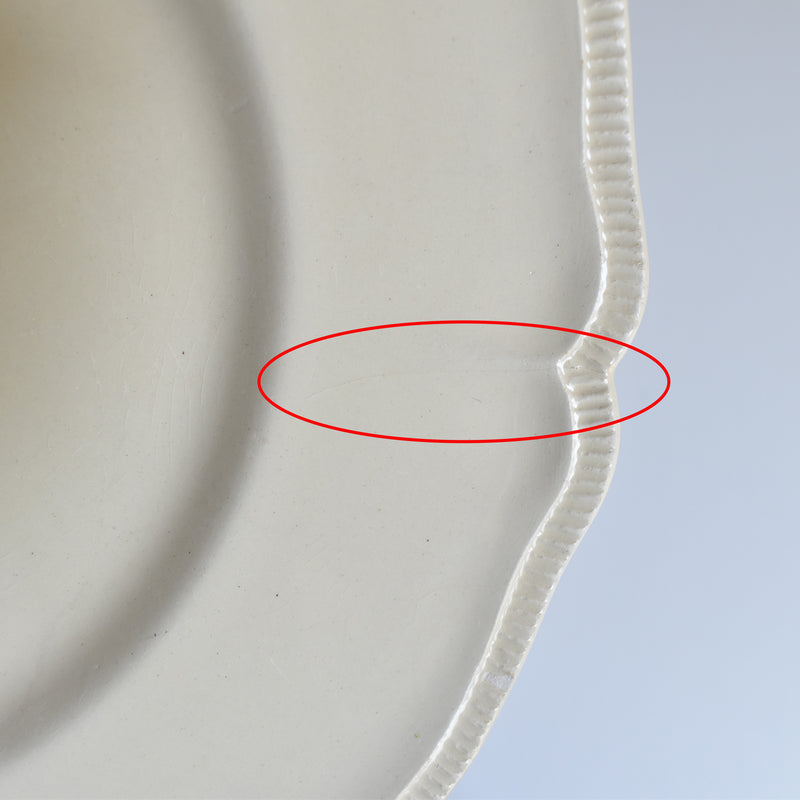Vintage Plate Longchamp Flower Rim E