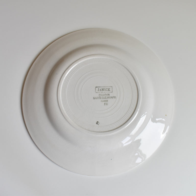 Vintage Plate, Digoin & Sarreguemines Janik C