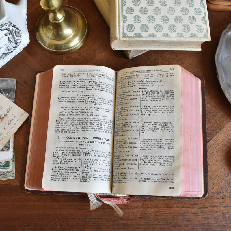 Vintage Book Missel quotidien et vesperal complet