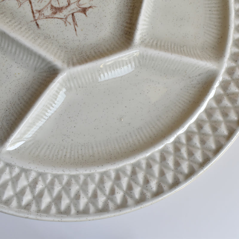 ヴィンテージフォンデュプレート サルグミンヌ Chardons A