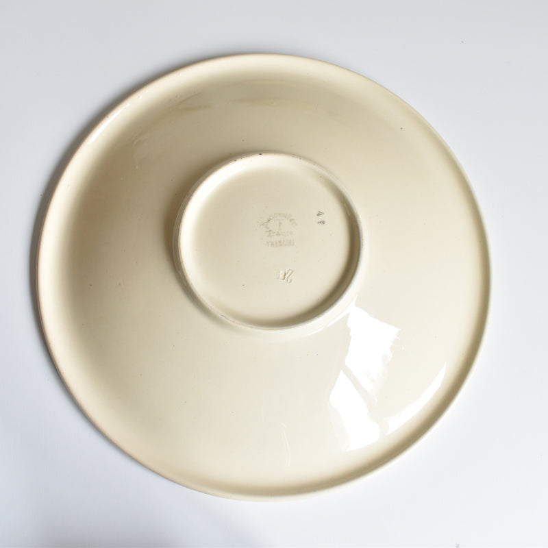 Antique compote dish, Badonviller, Francine