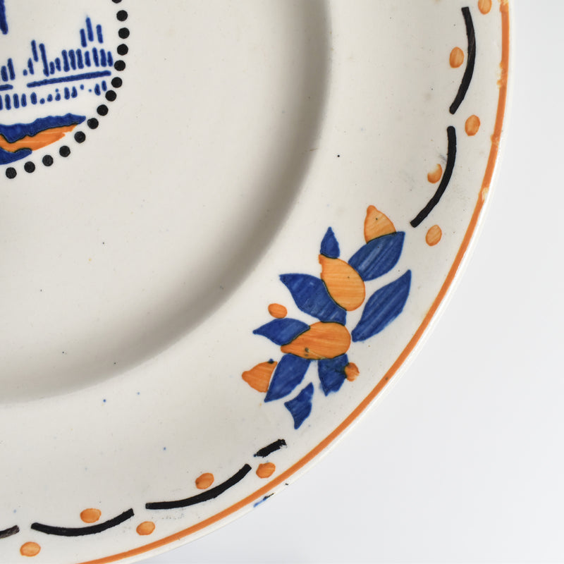 Antique Plate: Longwy Trianon C
