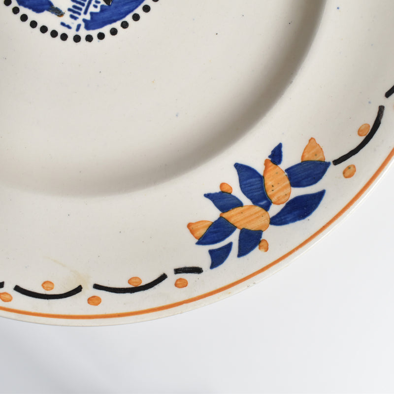 Antique Plate: Longwy Trianon C