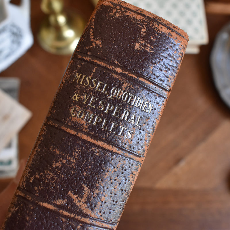 Vintage Book Missel quotidien et vesperal complet
