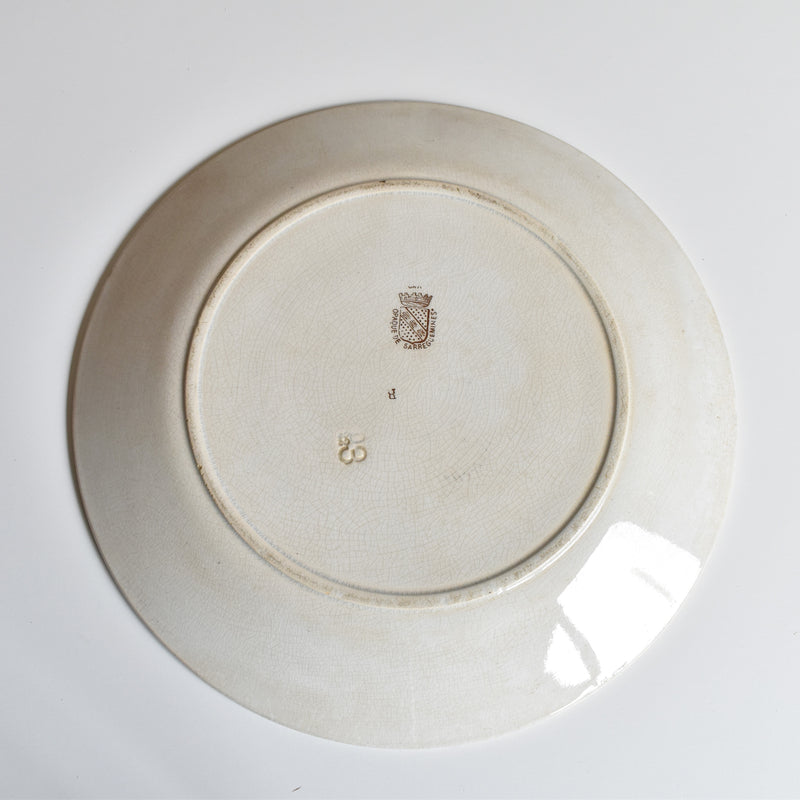 アンティークプレート サルグミンヌ Opaque de Sarreguemines I