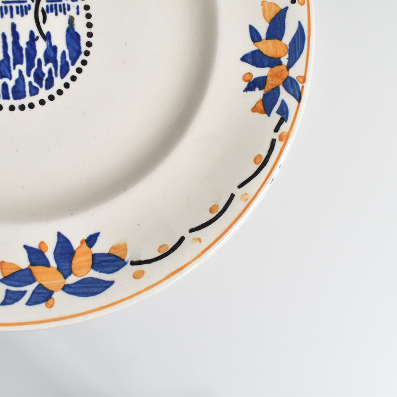 Antique Plate: Longwy Trianon C