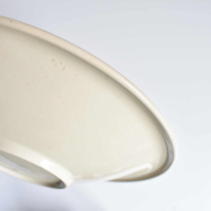 Antique compote dish, Badonviller, Francine