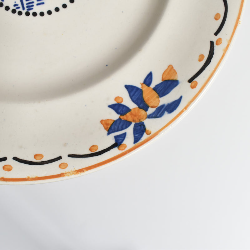 Antique Plate: Longwy Trianon C