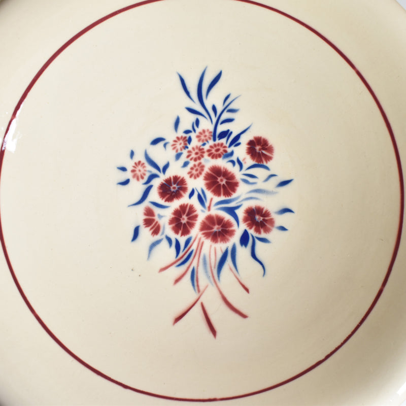 Antique compote dish, Badonviller, Francine