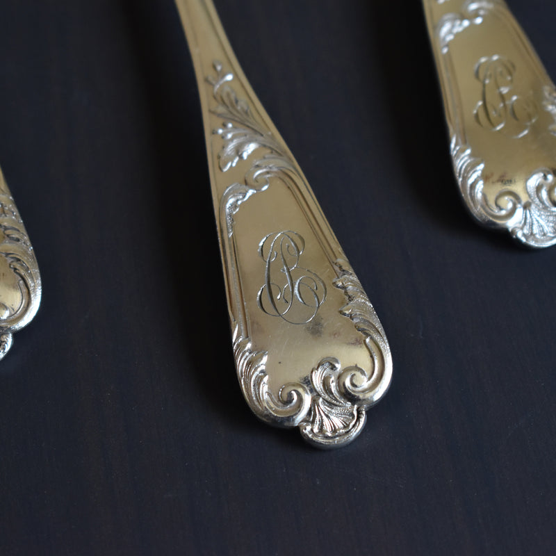 Antique Silver-plated Spoon CAILAR BAYARD
