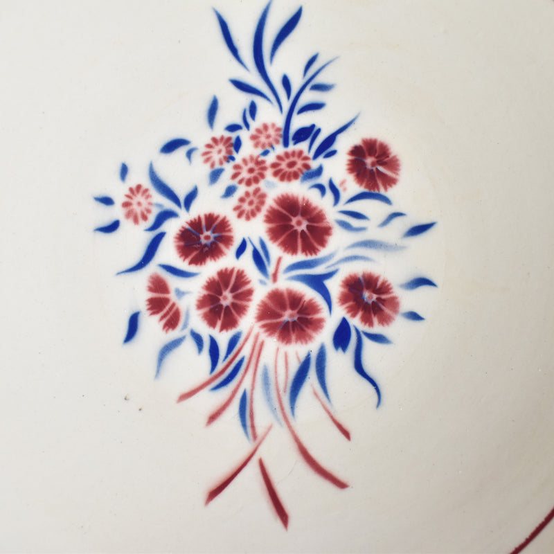 Antique compote dish, Badonviller, Francine