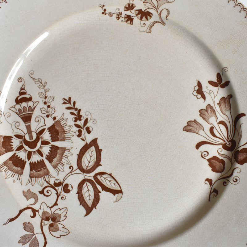 アンティークプレート サルグミンヌ Opaque de Sarreguemines I