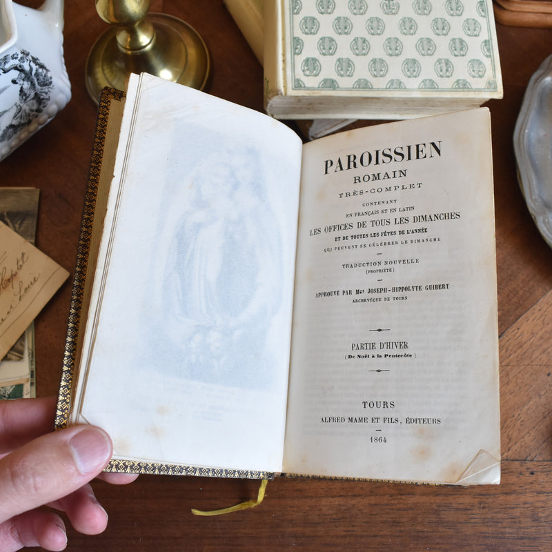 Antique book Paroissien romain tres complet