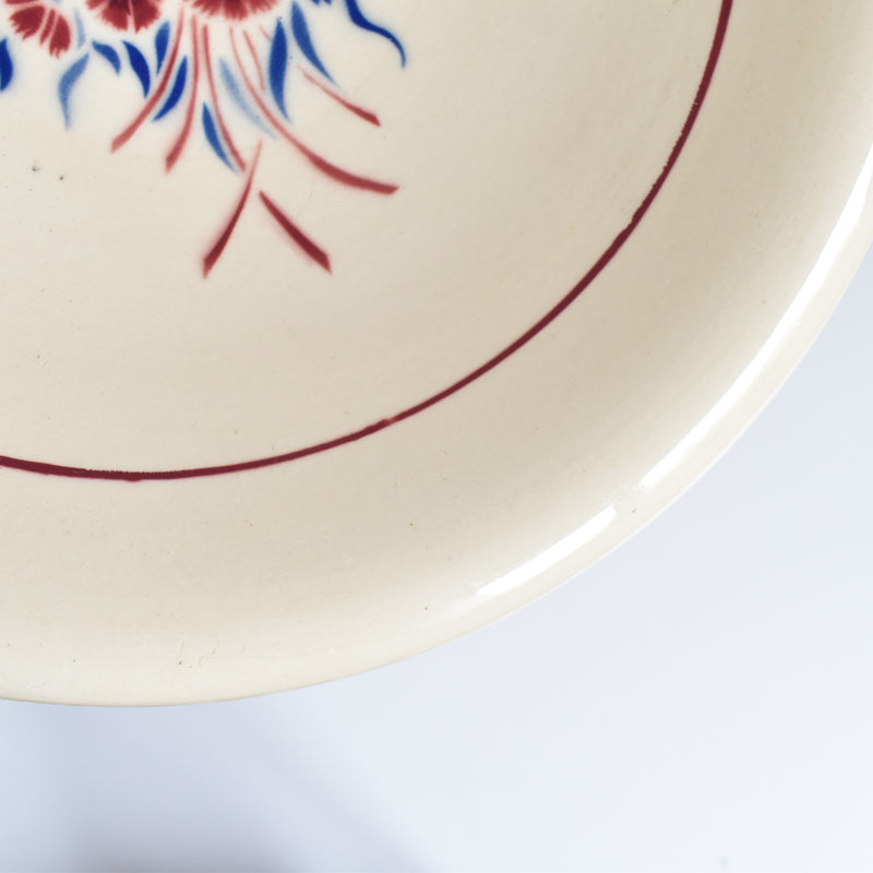 Antique compote dish, Badonviller, Francine
