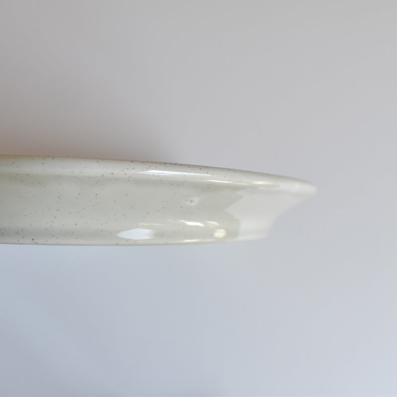 Vintage Fondue Plate, Sarreguemines, Chardons B