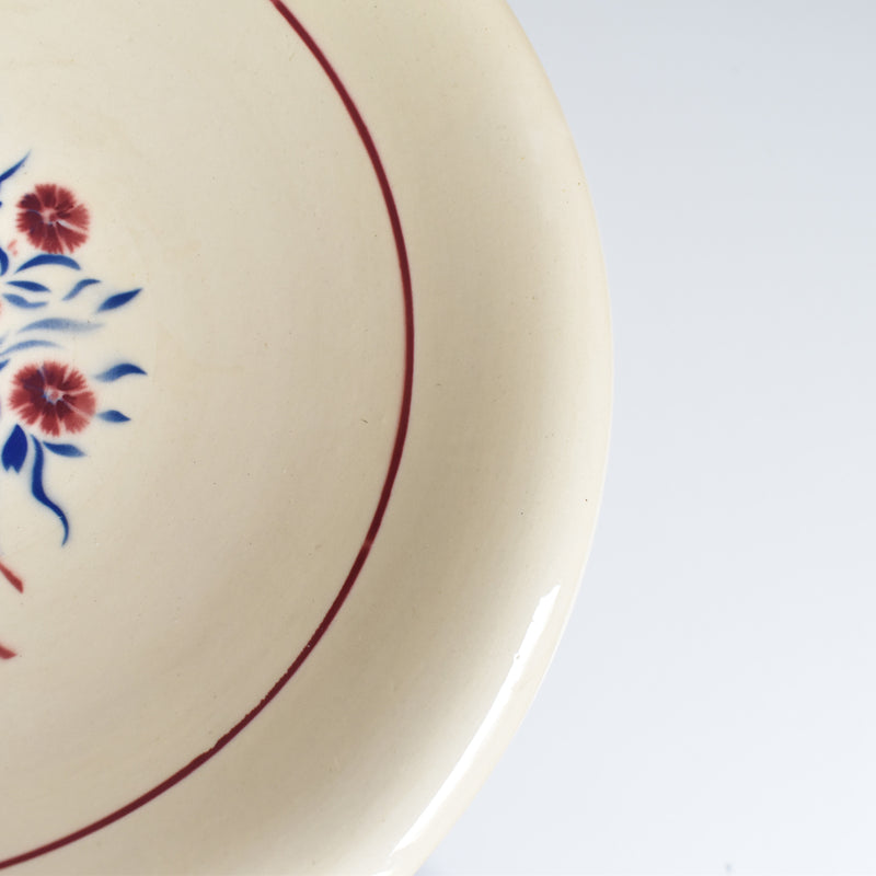 Antique compote dish, Badonviller, Francine