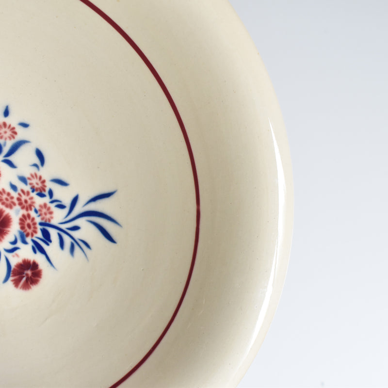 Antique compote dish, Badonviller, Francine