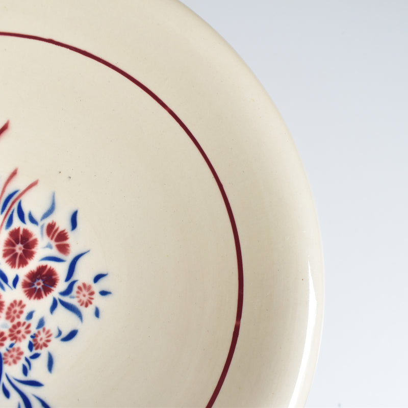 Antique compote dish, Badonviller, Francine