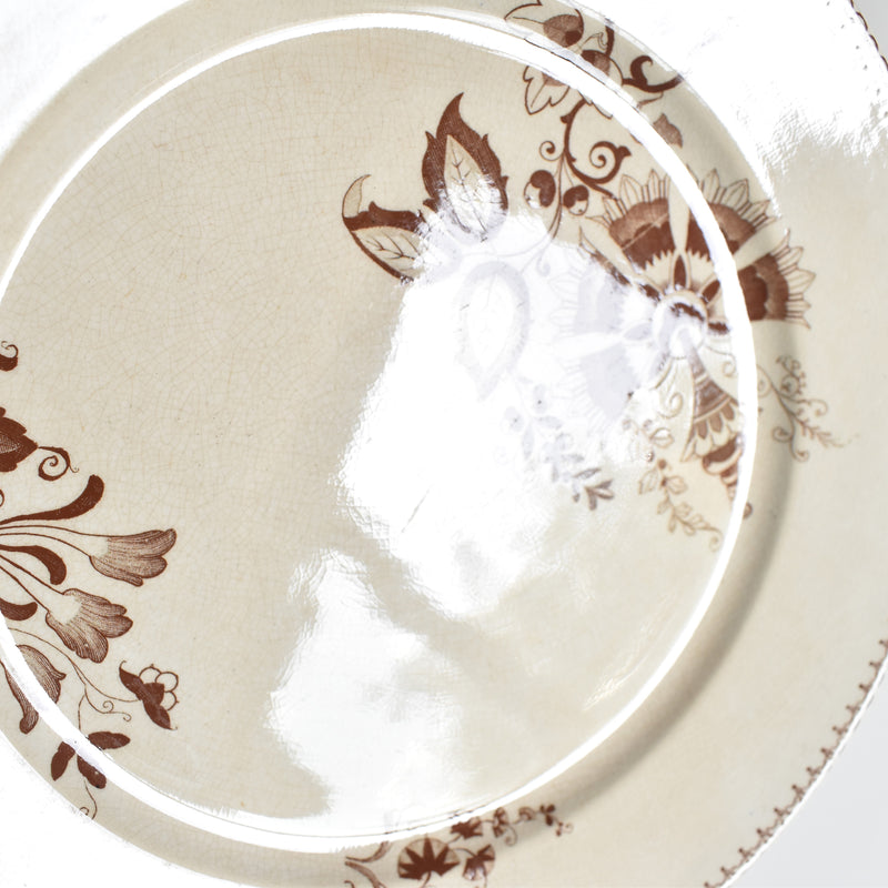 アンティークプレート サルグミンヌ Opaque de Sarreguemines I