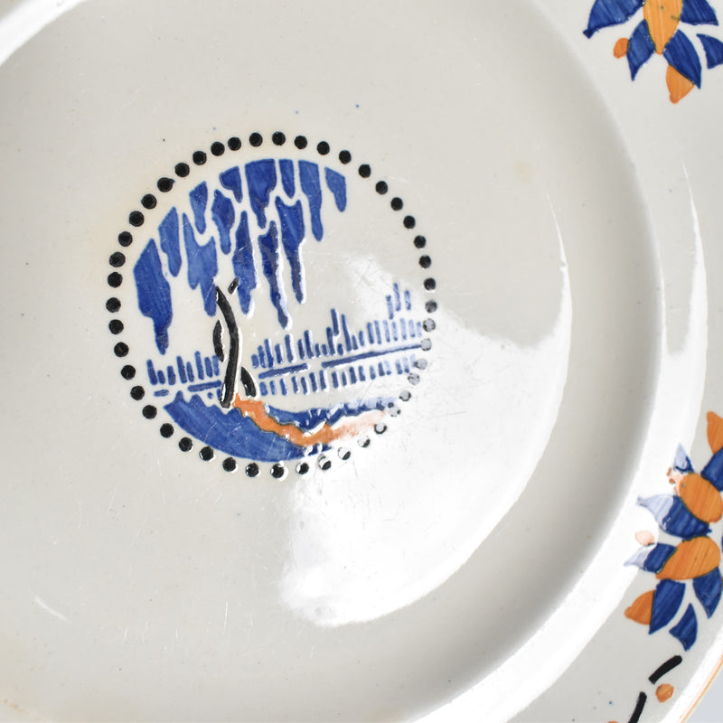Antique Plate Longwy Trianon D