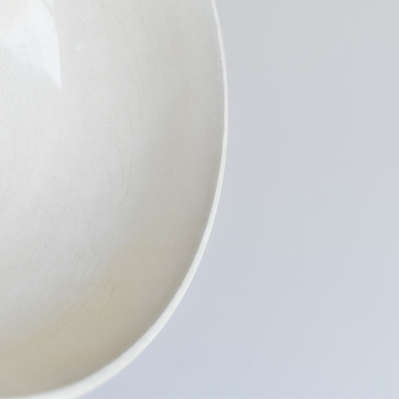 Vintage Cafe au Lait Bowl, Badonviller, Basque pattern