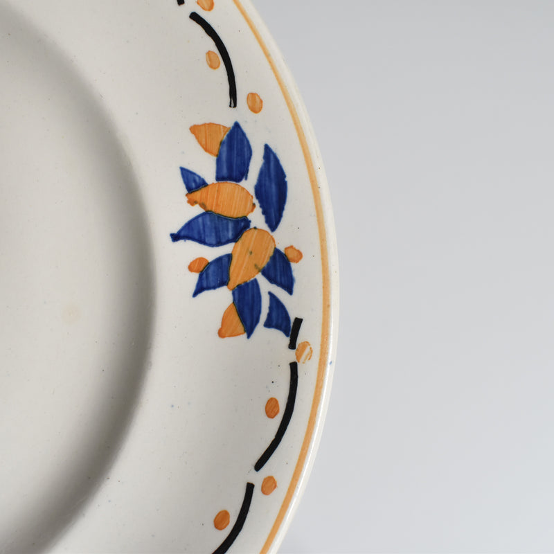 Antique Plate Longwy Trianon D