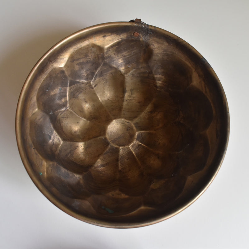 Vintage Copper Mold, Cake Pan, Kouglof A
