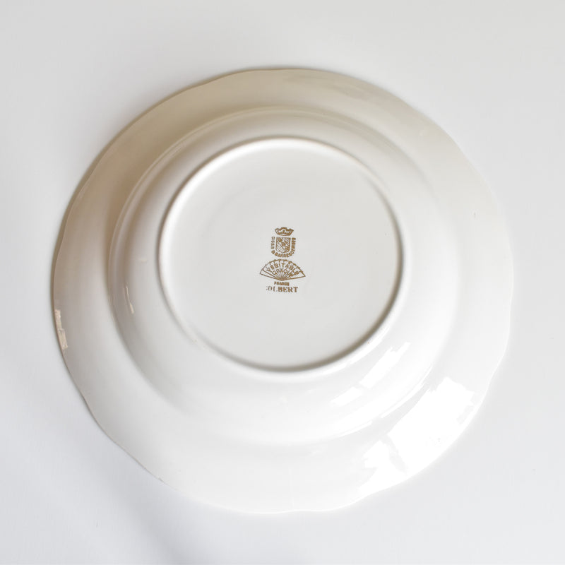 Vintage Deep Plate, Digoin & Sarreguemines Colbert A