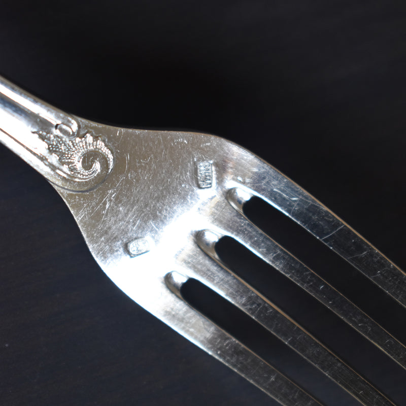 Antique Silver Plated Fork CAILAR BAYARD