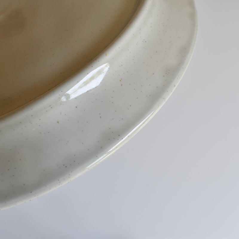 Vintage Fondue Plate Sarreguemines Chardons C