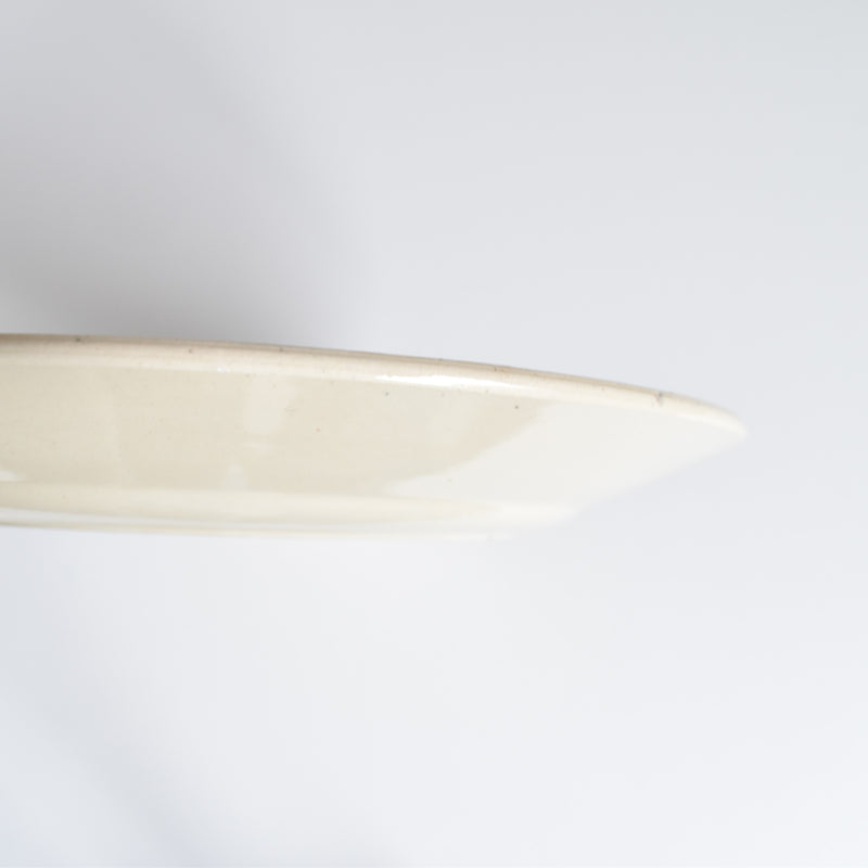 Antique dessert plate, Badonviller, Francine A