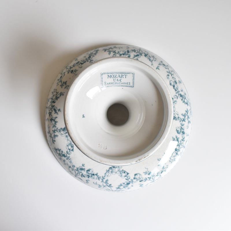 Antique Compotier U&C Sarreguemines Mozart