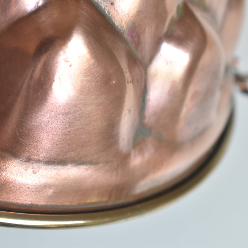 Vintage Copper Mold, Cake Pan, Kouglof A