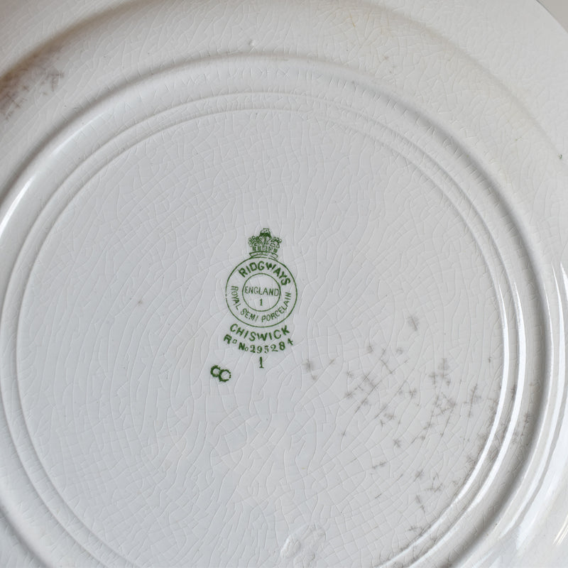 Antique Plate Ridgway Chiswick F