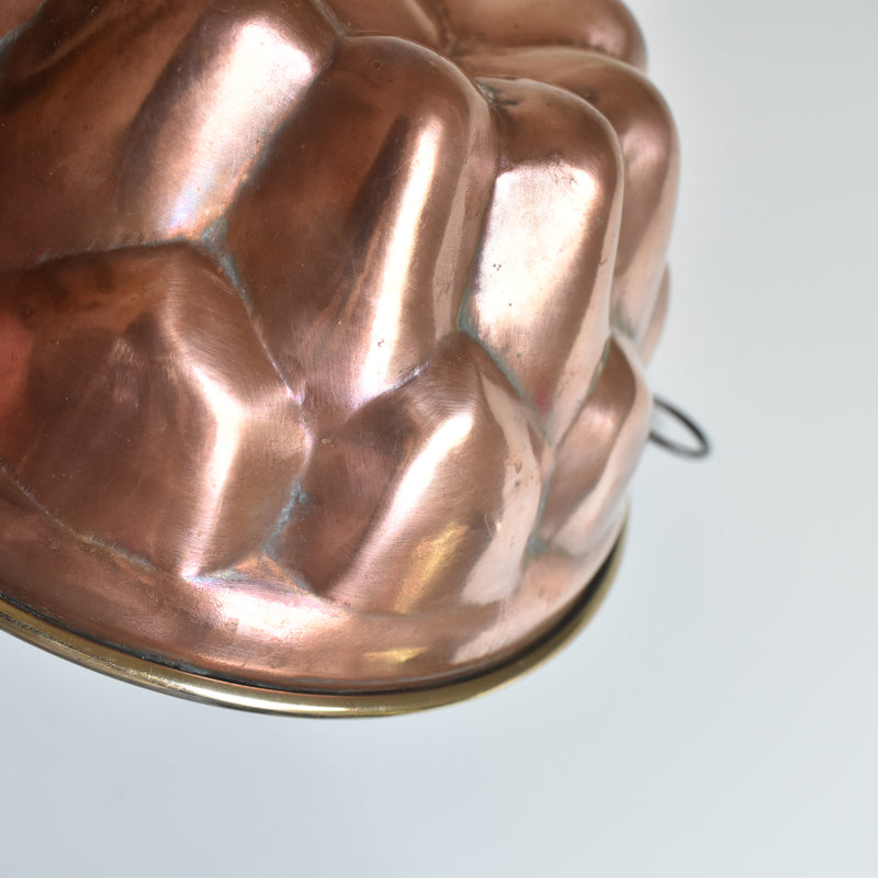 Vintage Copper Mold, Cake Pan, Kouglof A