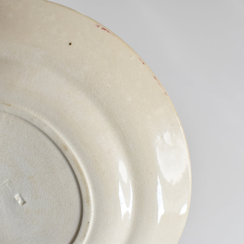 Antique Dessert Plate CHOISY LE ROI Roses