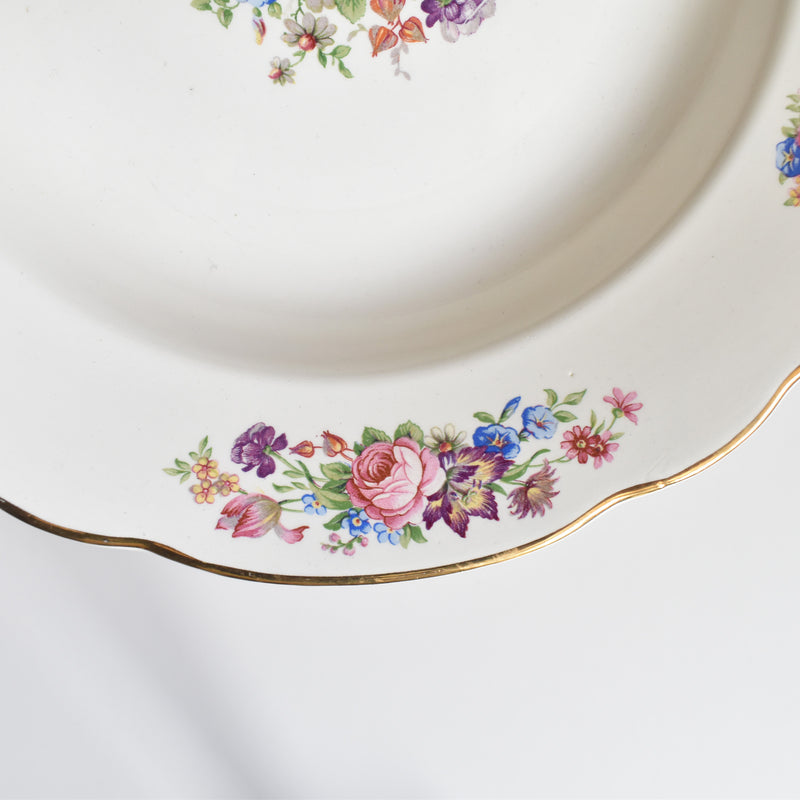 Vintage Deep Plate, Digoin & Sarreguemines Colbert A