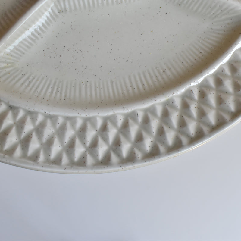 Vintage Fondue Plate Sarreguemines Chardons C