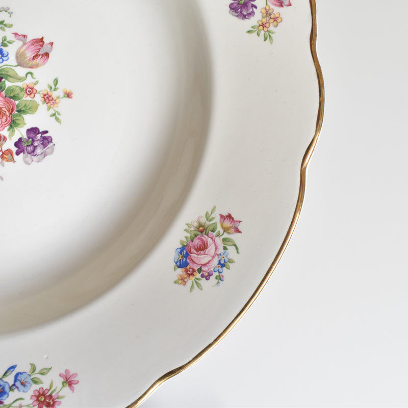 Vintage Deep Plate, Digoin & Sarreguemines Colbert A