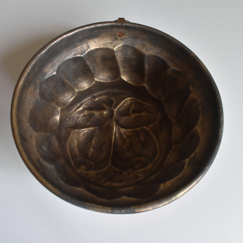 Vintage Copper Mold Cake Pan Kouglof B